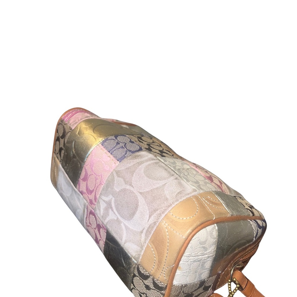 Coach Signature Patchwork Cosmetic Bag/Pouch - Picture 7 of 13